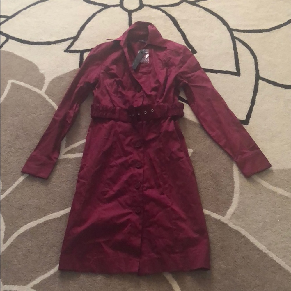 New Limited Button Down Shirt Dress 0